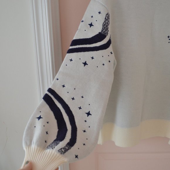 NWT! Carmico Stargazer Sweater in SuperNova Cream - Picture 5 of 10
